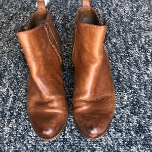 Lucky brand wide ankle booties.